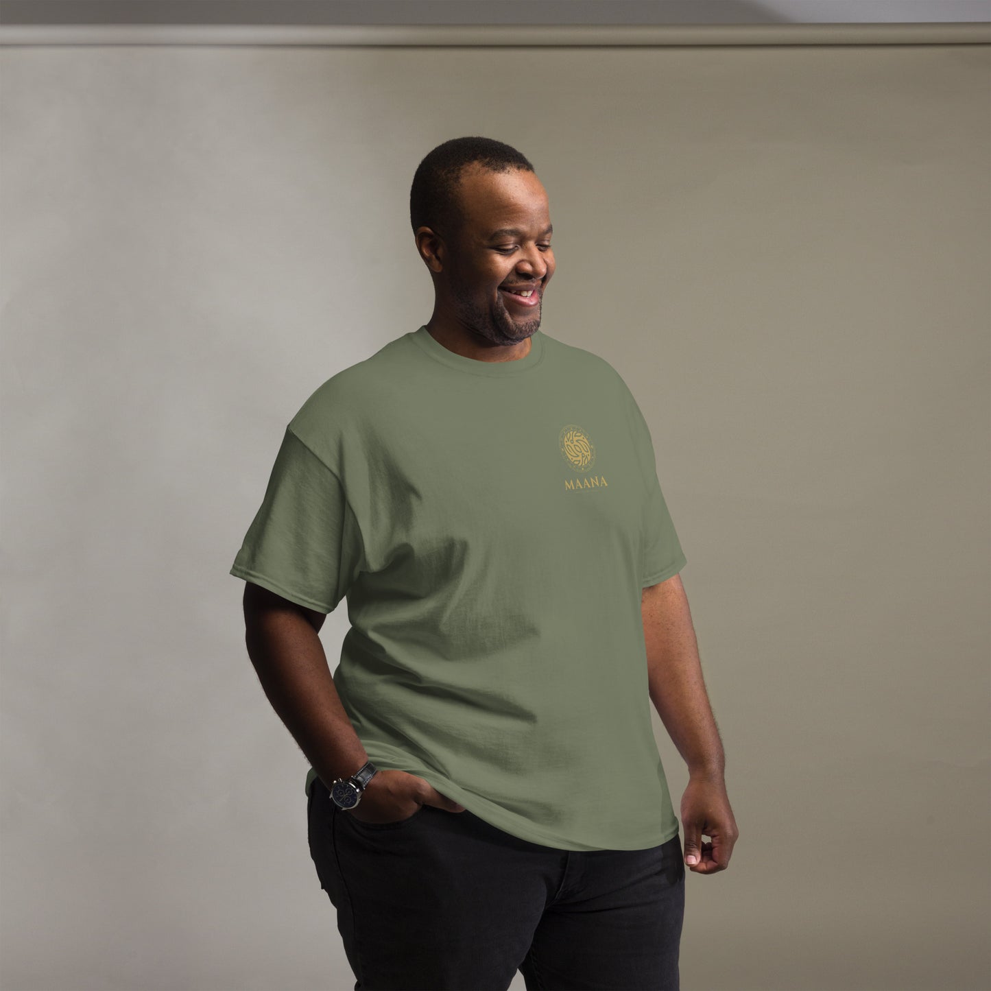 MAANA Gold Logo classic tee
