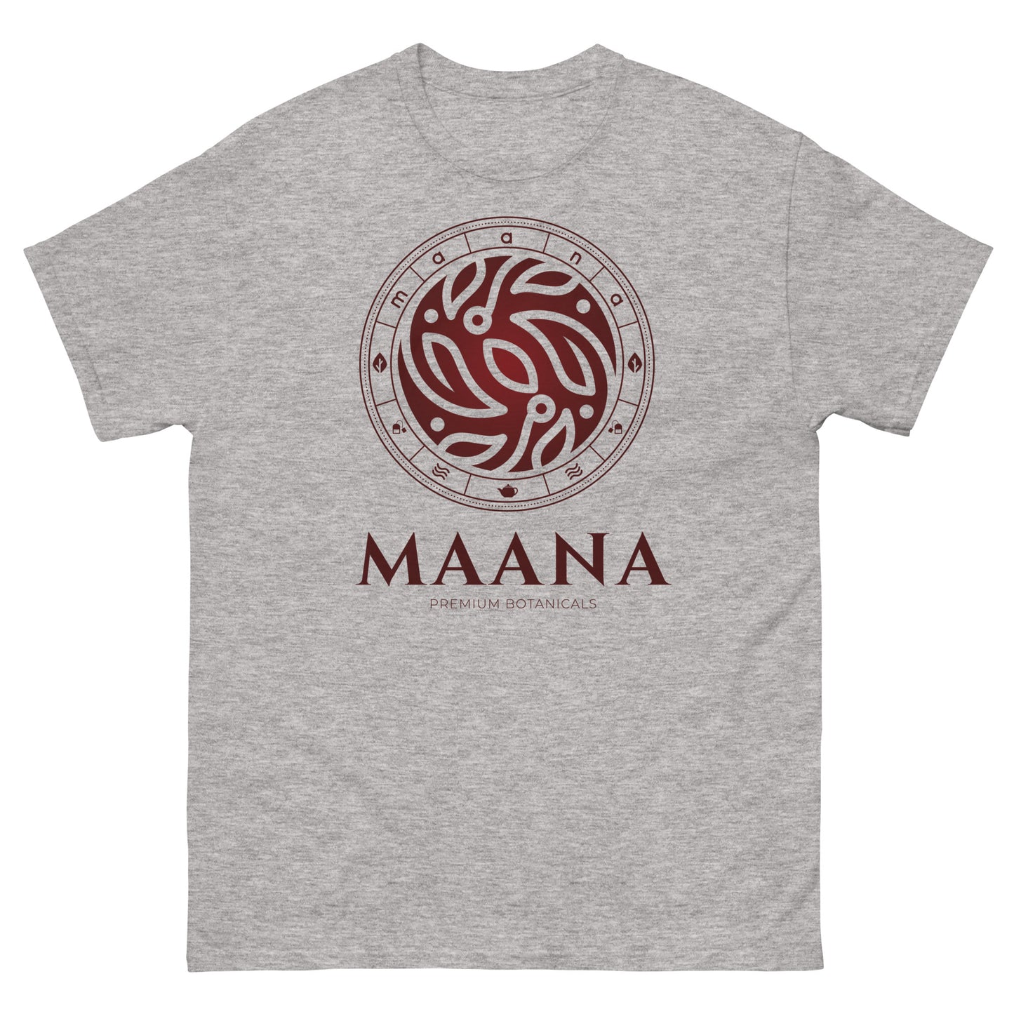 MAANA Burgundy Logo classic tee