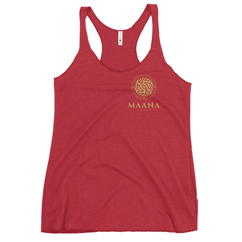 Women's Gold Logo Racerback Tank